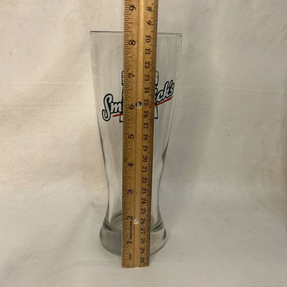 Smithwicks 1710 Tall 20 Oz Beer Drinking Glass 8 1/4 In Tall 3 In Round Bar - Picture 4 of 5